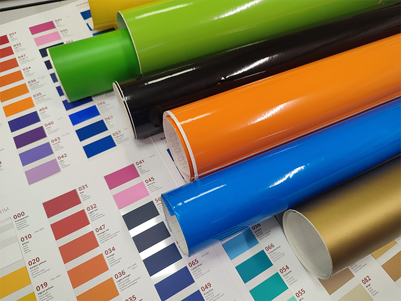 Цветная виниловая плёнка